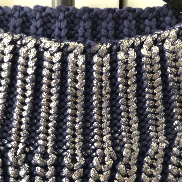 Anthro PILCRO OVERSIZED FOIL SWEATER VEST M - Picture 9 of 12